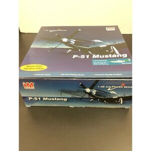 HOBBY MASTER SIGNATURE EDITION 1:48 P-51D MUSTANG CAPT ABNER M. AUST JR. HA7743a
